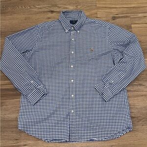 Men's Polo Ralph Lauren Blue Gingham Classic Fit Shirt